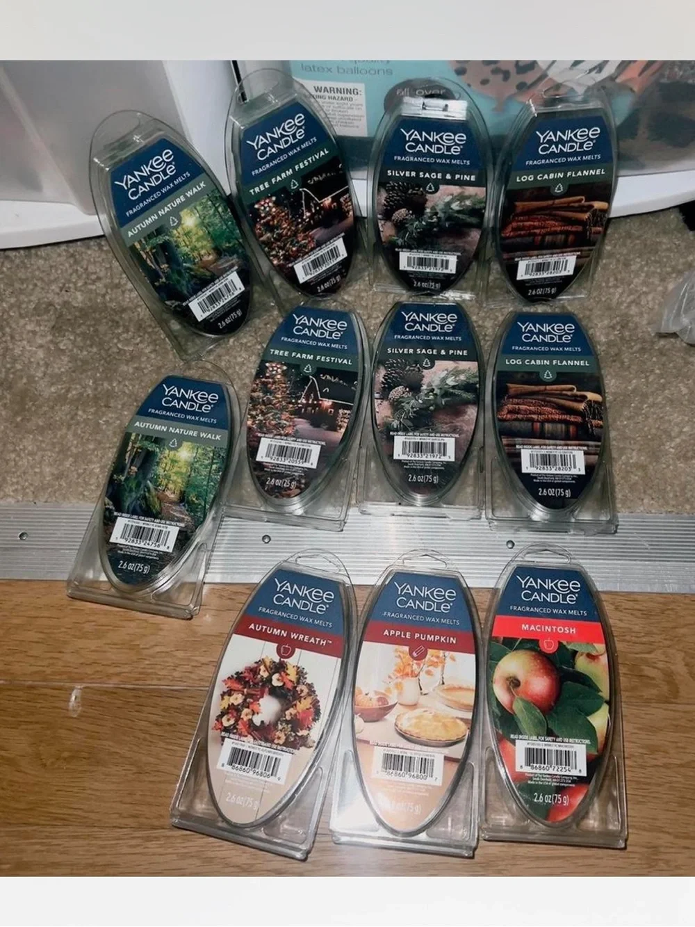 Yankee candle large bundle of new wax melts fall scents